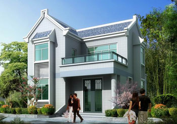 新农村二层住宅设计图纸,简单别墅设计图(含效