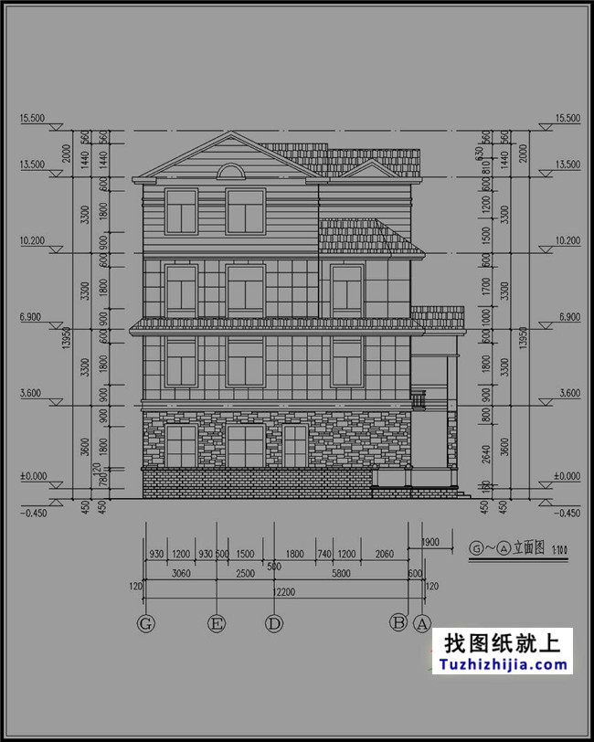 120平方米新万博客户端manbetx砖混四层房屋万博manbetx苹果app纸和效果图