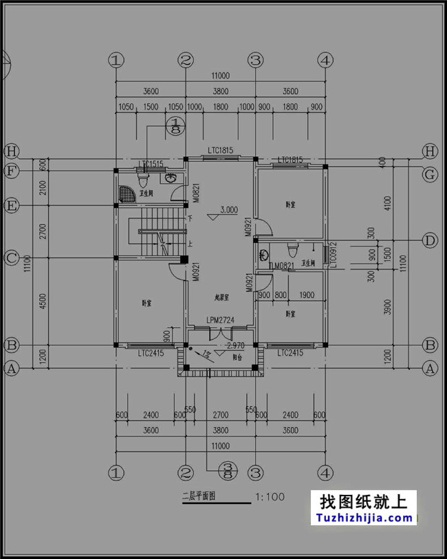 三层半经典小别墅房屋设计图纸