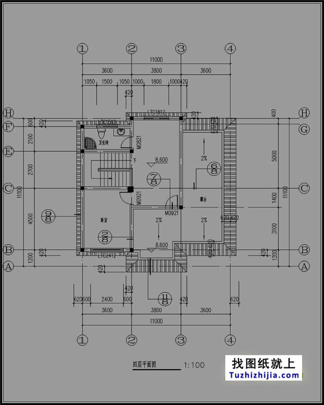 三层半经典小别墅房屋设计图纸