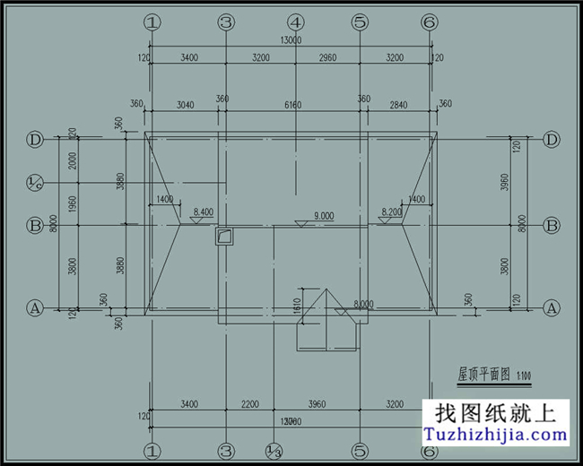 115平方米欧式经典二层小万博manbetx官网客户端下载CAD万博manbetx苹果app纸带外观效果图13米*8.36米