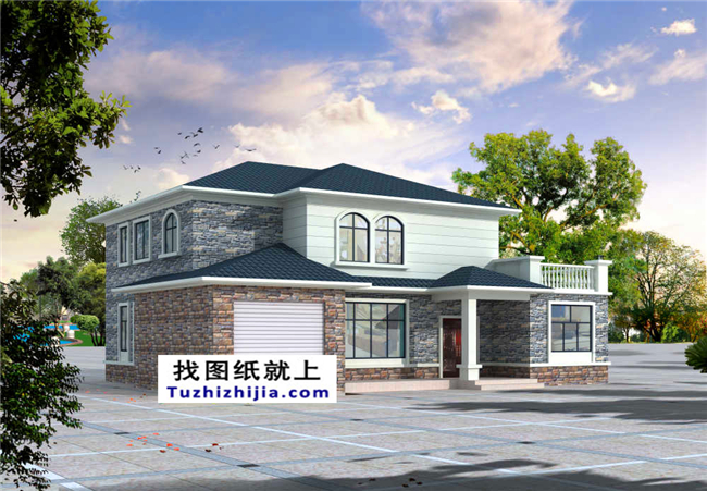 170平方米万博客户端manbetx豪华型二层自建房屋万博manbetx苹果app纸,15x12米