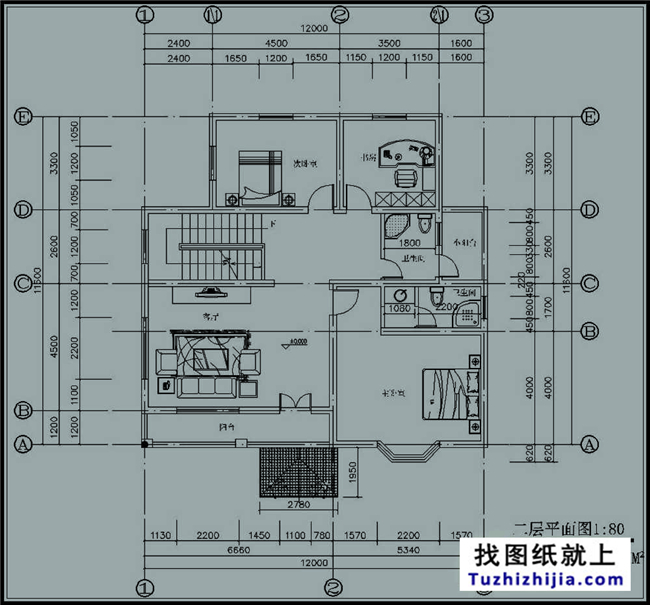 140平方米江西新万博客户端manbetx二层自建房屋万博manbetx苹果app纸带外观效果图,12X12米