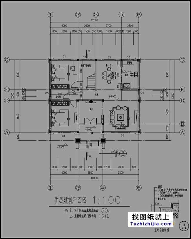 140平方米欧式三层万博manbetx官网客户端下载建筑万博manbetx苹果app纸