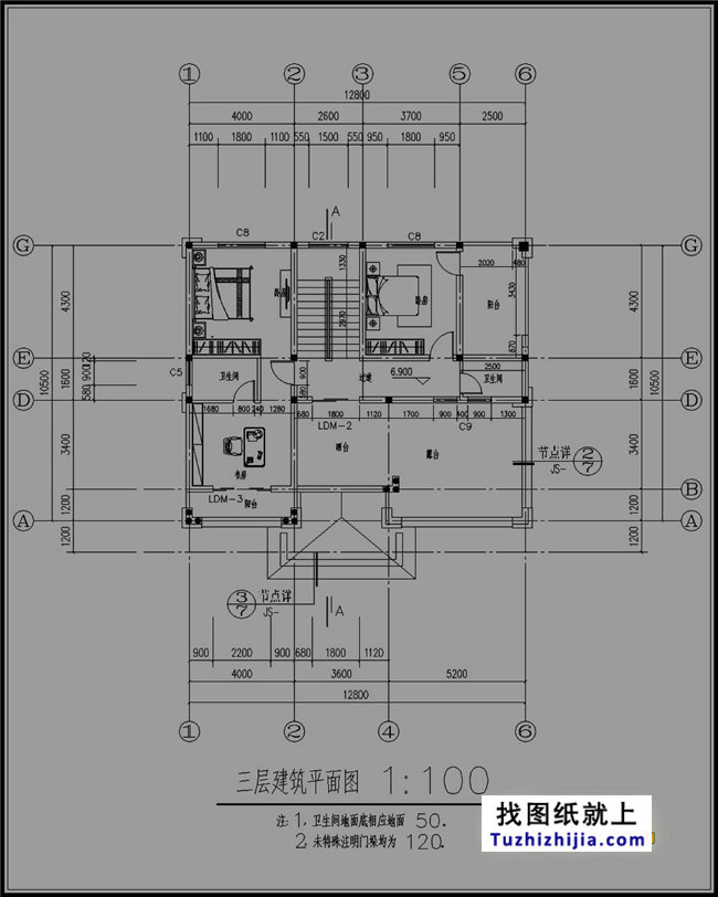 140平方米欧式三层万博manbetx官网客户端下载建筑万博manbetx苹果app纸