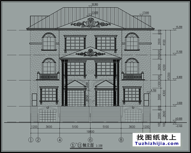 325平方米万博客户端manbetx四层双拼万博manbetx官网客户端下载万博manbetx苹果app纸及效果图,20X17米