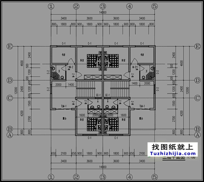 168平方米湖州德清三层双拼万博客户端manbetx房屋万博manbetx苹果app大全,14x12