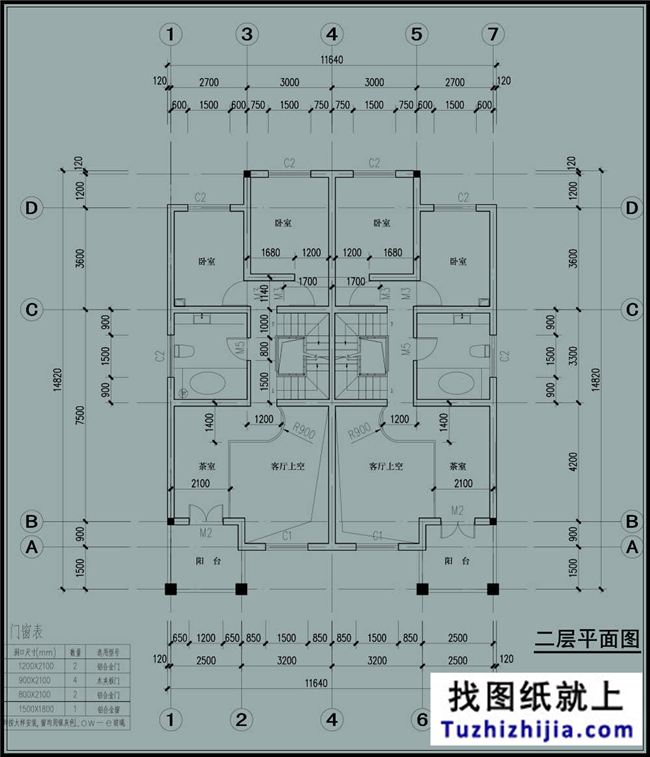 175平方米欧式三层双拼万博manbetx官网客户端下载设计施工图纸及效果图,12x13米