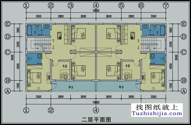 200平方米万博客户端manbetx兄弟合建实用三层CAD万博manbetx苹果app纸带外观,20x10米