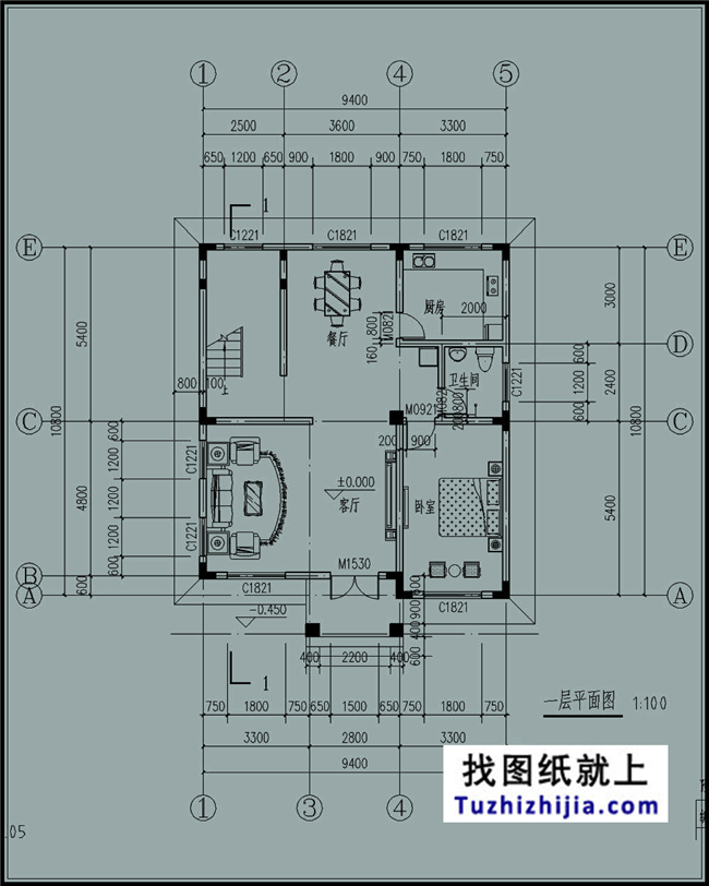 105平方米新万博客户端manbetx自建三层小万博manbetx官网客户端下载设计施工图,10x11米