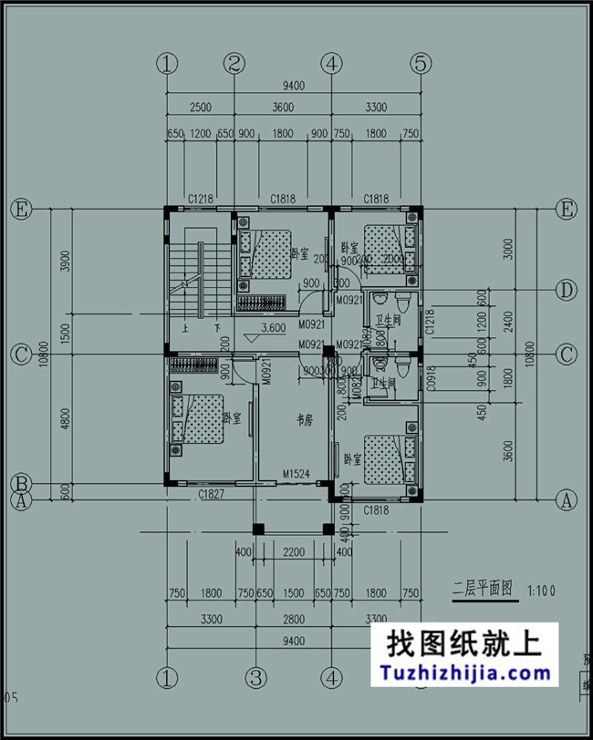 105平方米新万博客户端manbetx自建三层小万博manbetx官网客户端下载设计施工图,10x11米