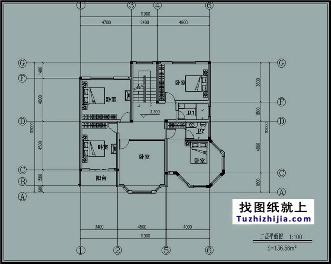 造价:28万,新万博客户端manbetx三层万博manbetx官网客户端下载施工图纸及效果图,12X12米140平方米