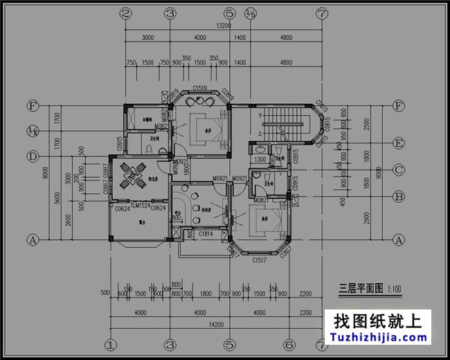 独栋三层楼房设计图纸及效果图，农村盖房推荐