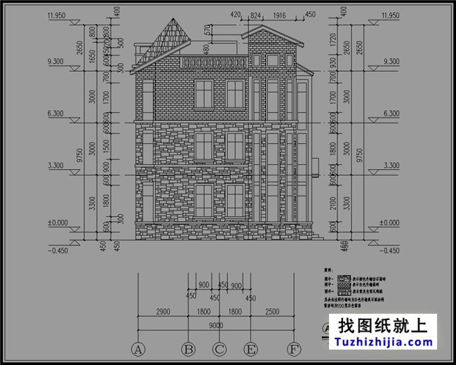独栋三层楼房万博manbetx苹果app纸及效果图,万博客户端manbetx盖房推荐