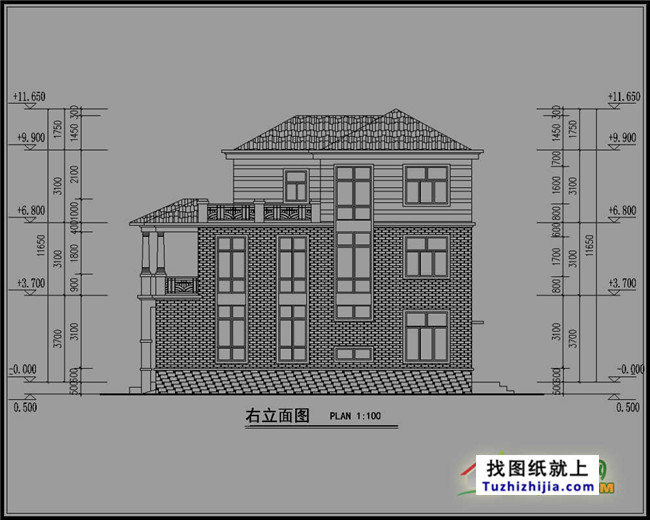 160平方米带车库万博客户端manbetx三层房屋万博manbetx苹果app纸