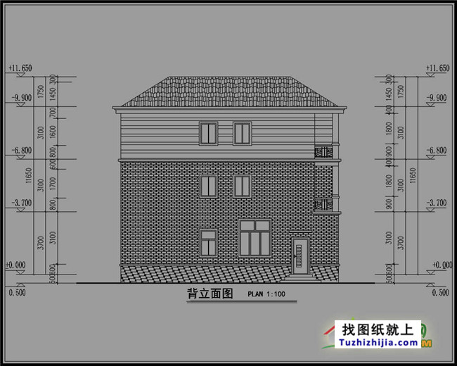 160平方米带车库万博客户端manbetx三层房屋万博manbetx苹果app纸