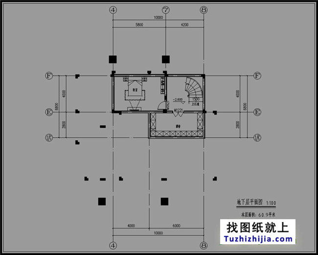 带地下室三层新农村房屋设计图纸