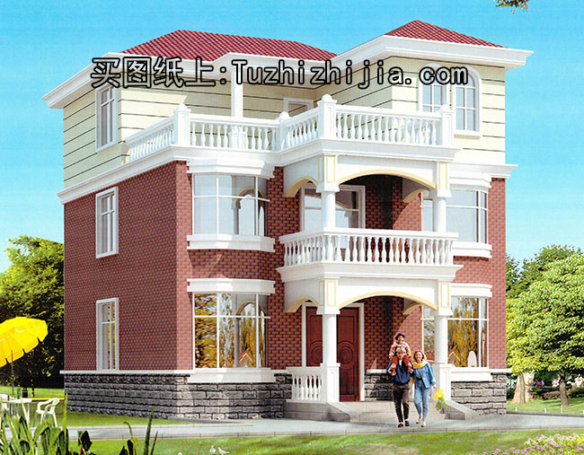 新万博客户端manbetx三层带露台自建房设计施工图,万博客户端manbetx自建万博manbetx官网客户端下载推荐