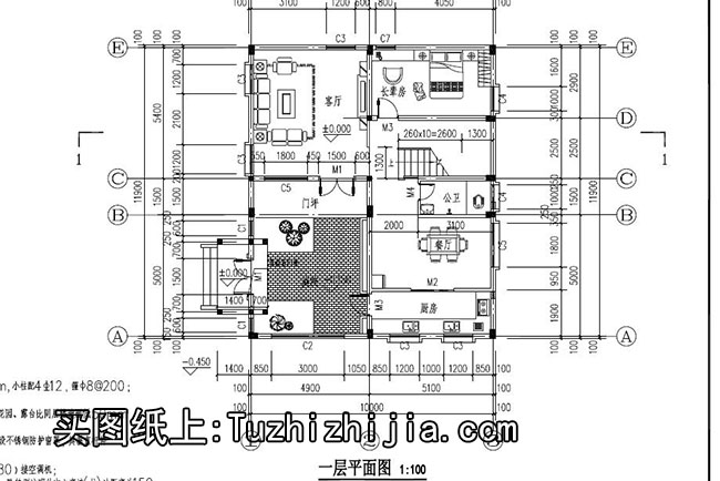 徽派120平新万博客户端manbetx住宅设计方案,带外观效果图