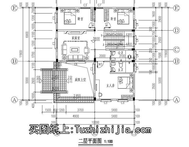 徽派120平新农村住宅设计方案，带外观效果图