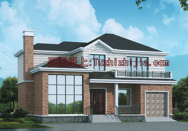 欧式两层别墅设计图及欧式效果图,造价25万左右