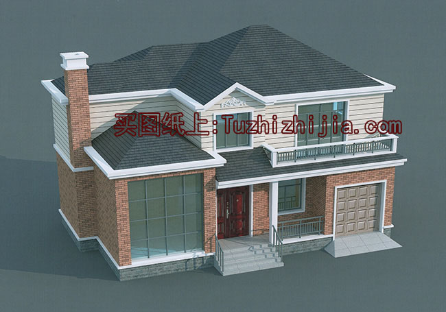 欧式两层别墅设计图及欧式效果图,造价25万左右