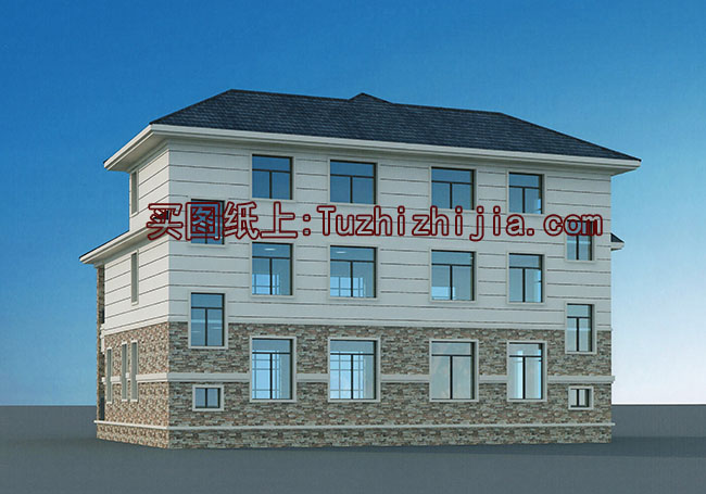 兄弟两户双拼房屋设计图及外观图片,户型合理