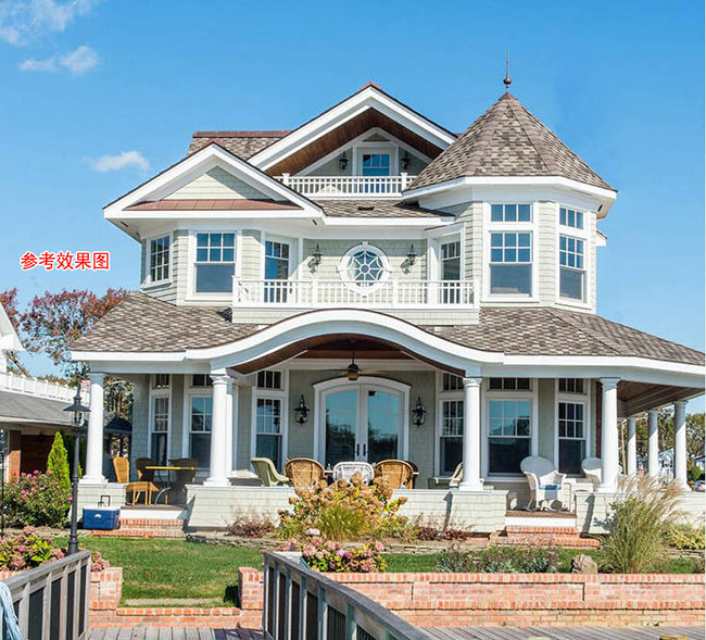 农村二层半楼房设计图及效果图,欧式风格