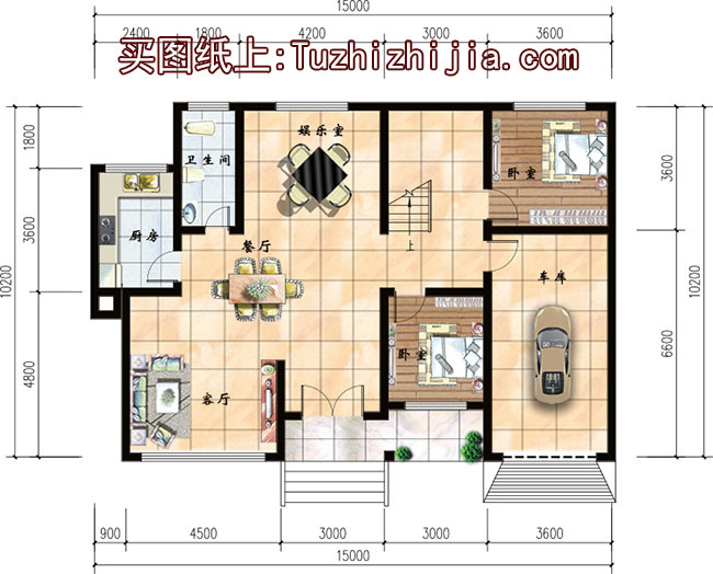 欧式两层别墅设计图及欧式效果图,造价25万左右