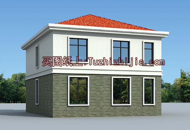 农村15万元二层小楼图,经济实用小别墅设计图