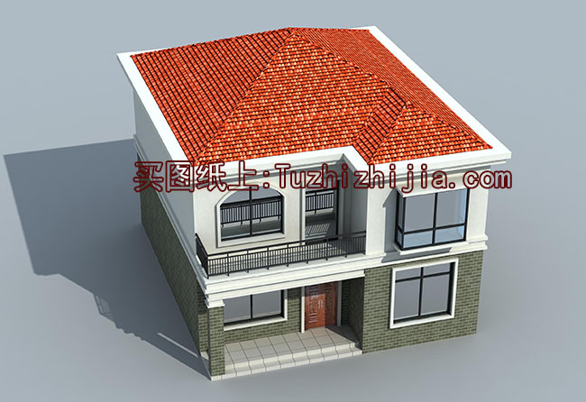 农村15万元二层小楼图,经济实用小别墅设计图