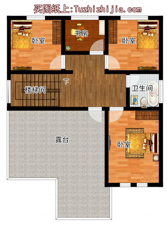 新万博客户端manbetx三层带露台自建房设计施工图,万博客户端manbetx自建万博manbetx官网客户端下载推荐