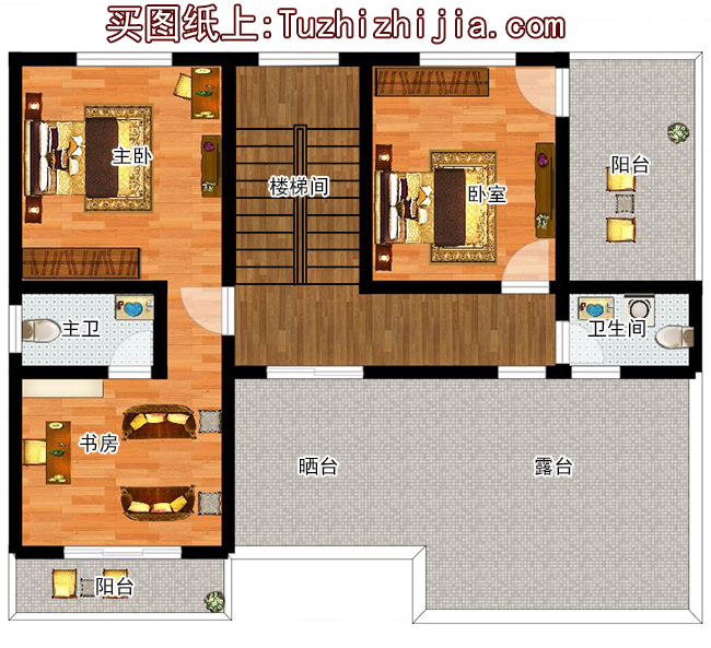 140平方米欧式三层万博manbetx官网客户端下载建筑万博manbetx苹果app纸,复式结构