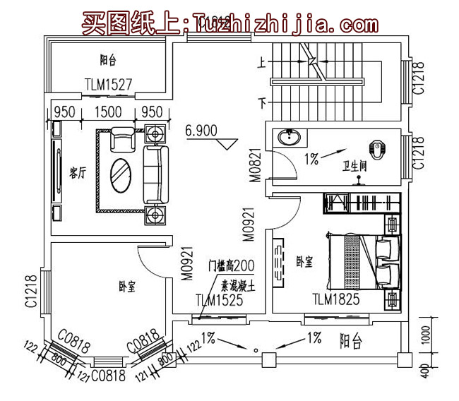 90平小户型四层房屋设计图,农村自建别墅推荐