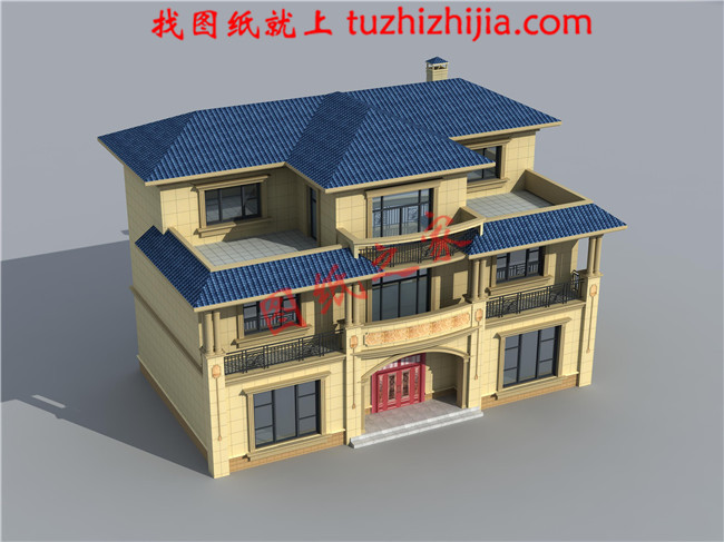 2021最受欢迎的三层农村小别墅设计图纸,占地155平方米