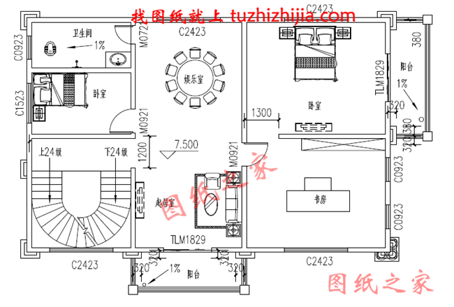 农村四层楼房设计图,占地120平方米,欧式风格,高端大气