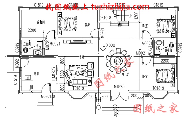 农村120平米两层楼的房子设计图,外观新颖