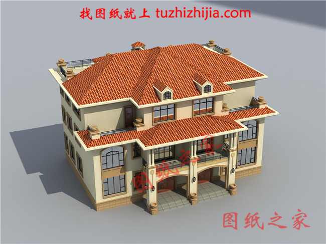 农村四间三层半双拼楼,住三带人都没有问题