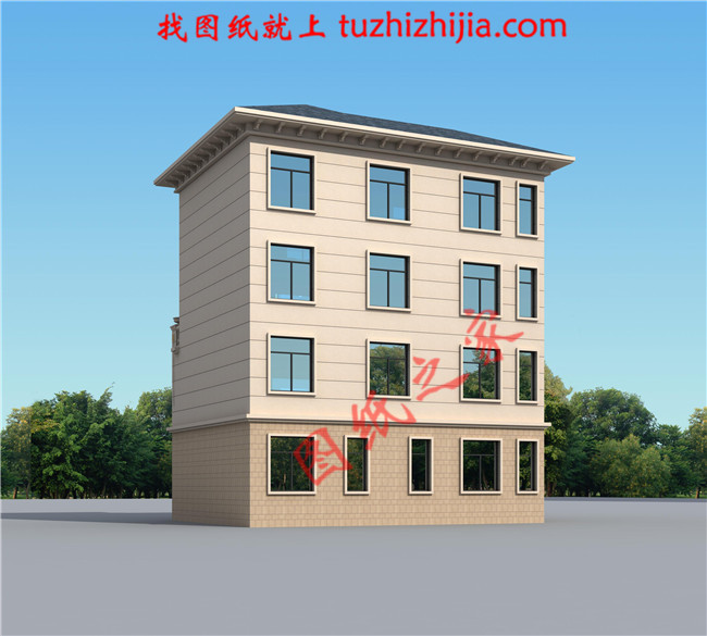 130平米最新气派农村四层楼房设计图,四层楼房图片