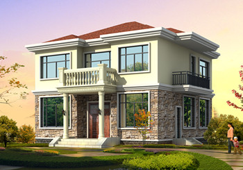 实用型农村120平米二层楼房设计图,小巧美观实用