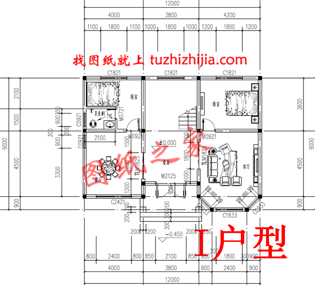 10套农村经典二层楼房设计图纸,多户型,多尺寸,总有一款适合您