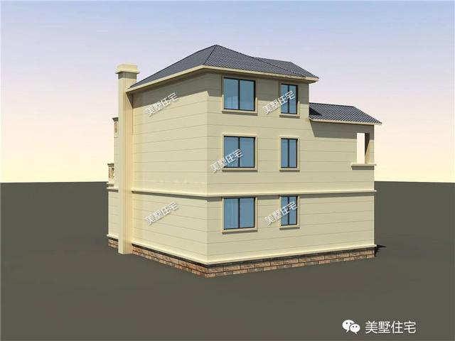 14X11米三层欧式造价设计图,主体别墅约24-3排和别墅衢州屋图片