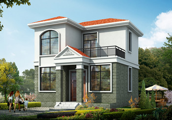 8万元二层农村房子图片及设计图,简易二层小楼,占地50平米