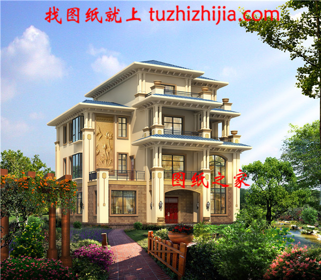 新农村四层复式独栋别墅设计户型图片