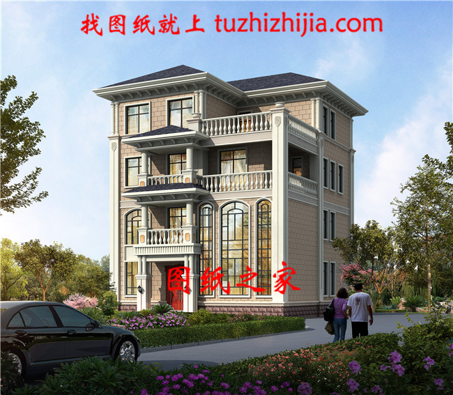 140平方米新农村四层房屋设计图纸,农村自建推荐