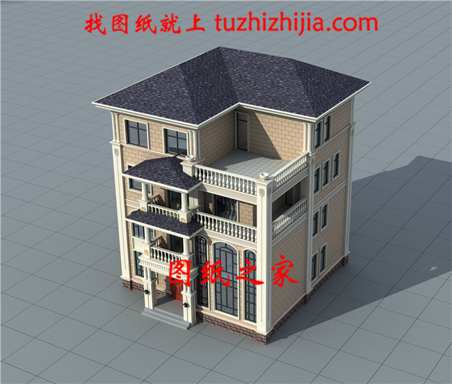 140平方米新农村四层房屋设计图纸,农村自建推荐