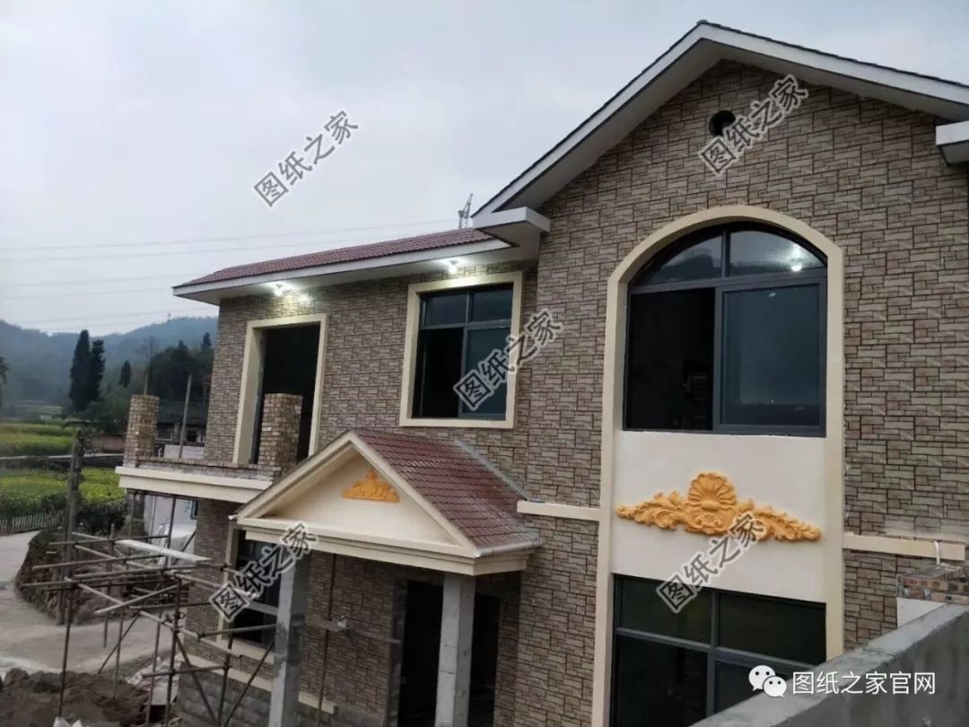 11×10米农村二层自建房施工图,比效果图还漂亮,村里看了都夸赞!