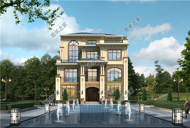 广东新农村四层房屋设计图纸,适合农村自建