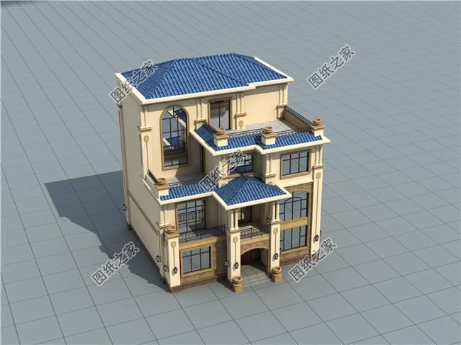 广东新农村四层房屋设计图纸,适合农村自建