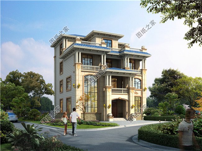 四层复式别墅设计图片大全,欧式风格